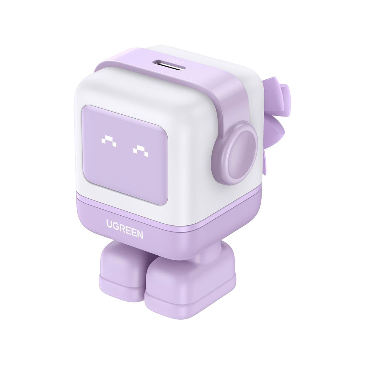 Foto 1 | Cargador Tipo C 30w Ugreen Nexode Robot Gan Carga Rápida Lila