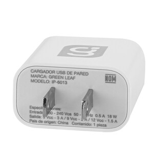 Foto 2 | Cargador Usb 3.1 A Greenleaf Ip-6013