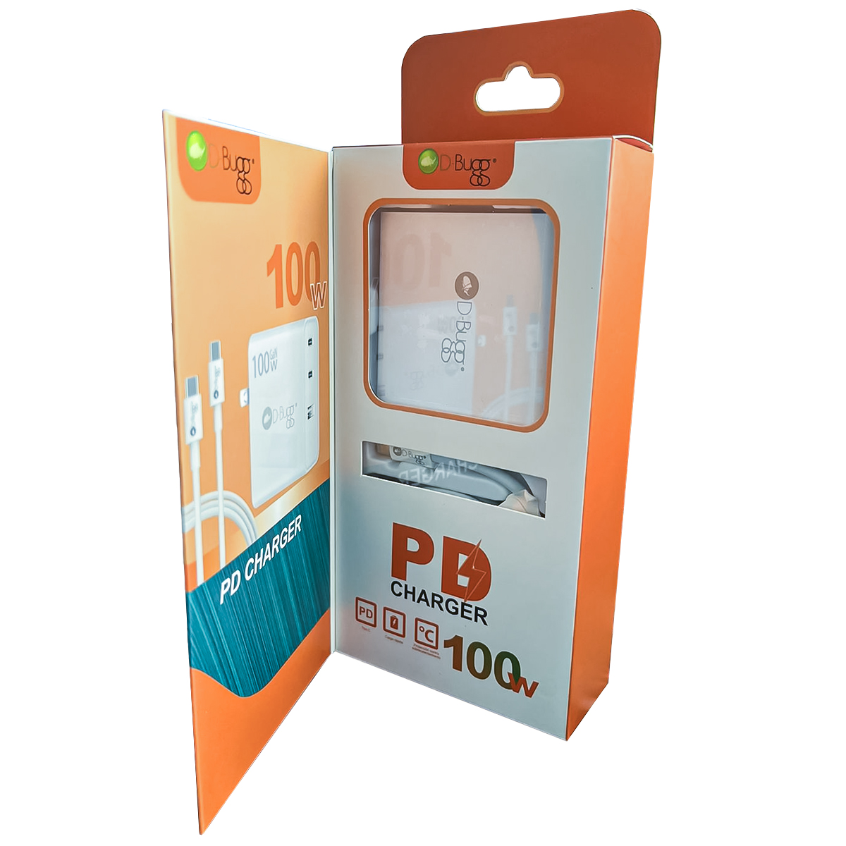 Foto 3 pulgar | Cargador de Pared D-Bugg Tipo C de 100 W
