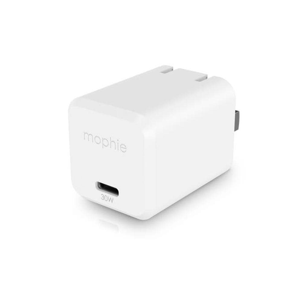 Cargador de Pared Mophie de 30w con Entrada USB C más Cable USB Tipo C a C Blanco 