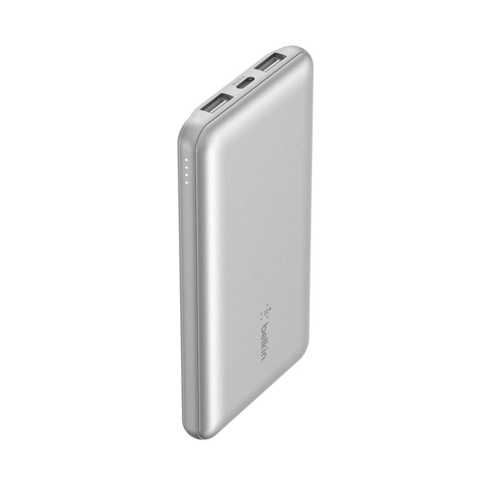 Power Bank De 10k Entrada Usb-a Y C De 15w Belkin Plata