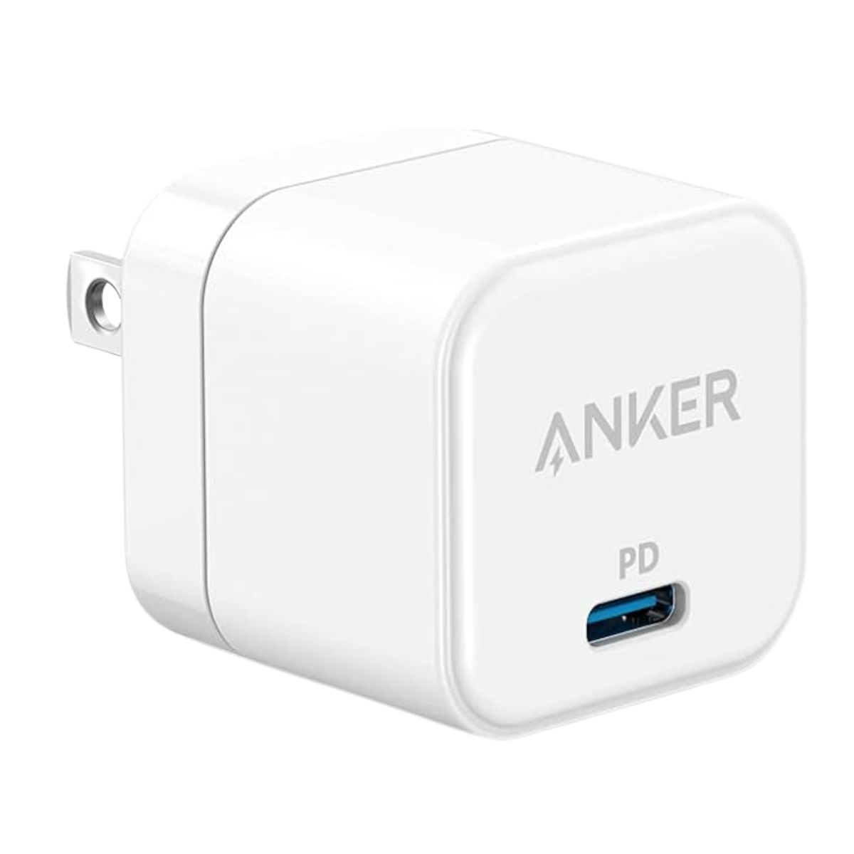 Foto 3 pulgar | Cargador USB-C 20w Pd Anker Powerport III Patas Plegables