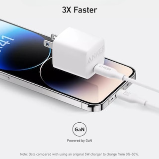 Foto 3 | Cargador Usb C 30w Pd Anker 313 Patas Plegables