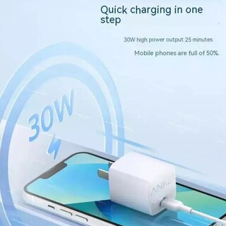 Foto 4 | Cargador Usb C 30w Pd Anker 313 Patas Plegables