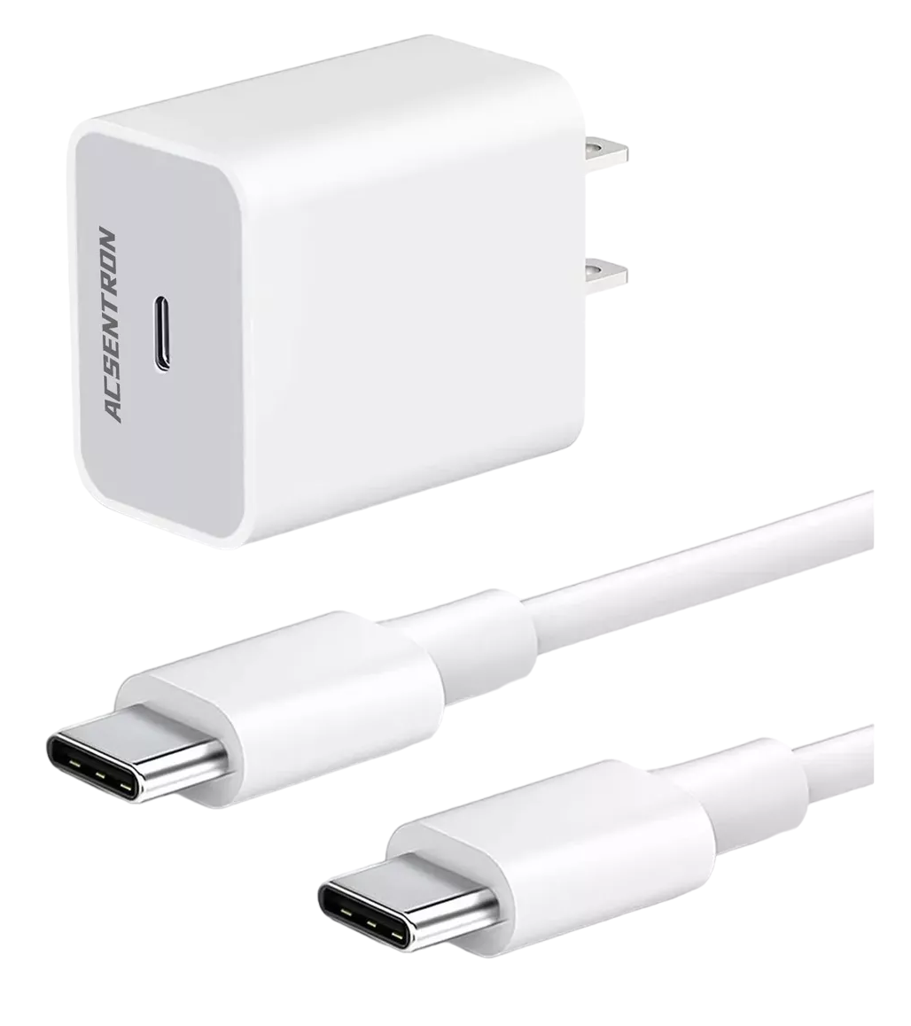 Cargador Tipo C Carga Rápida 20w Acsentron Rápida Para Lightning Cable 1m