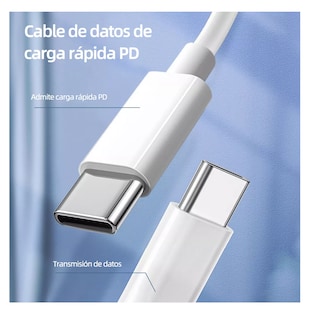 Foto 4 | Cargador Tipo C Carga Rápida 20w Acsentron Rápida Para Lightning Cable 1m