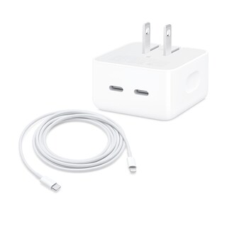 Foto 1 | Cargador Doble Para Iphone De 50w Tipo Usb+c Lightning