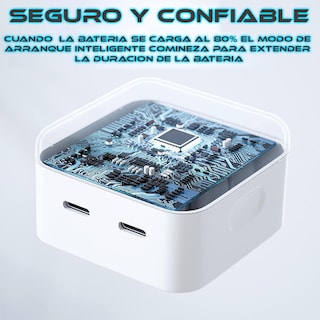 Foto 3 | Cargador Doble Para Iphone De 50w Tipo Usb+c Lightning