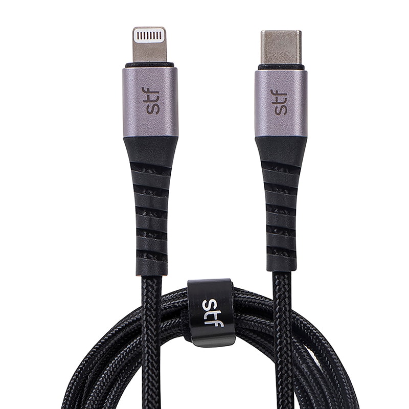 Cable Tipo C A Lightning Stf A36786 Negro 27w 1.8m $349