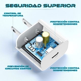 Foto 3 | Cargador Tipo Lightning De 20w Compatible Para Iphone 14 Pro