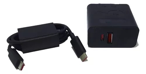 Cargador Motorola Turbo 168w Salida Duo Usb-a Y Usb-c A C 