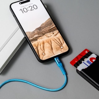 Foto 2 | Logiix Vibrance Braid Usb-c A Usb-c - Turquesa
