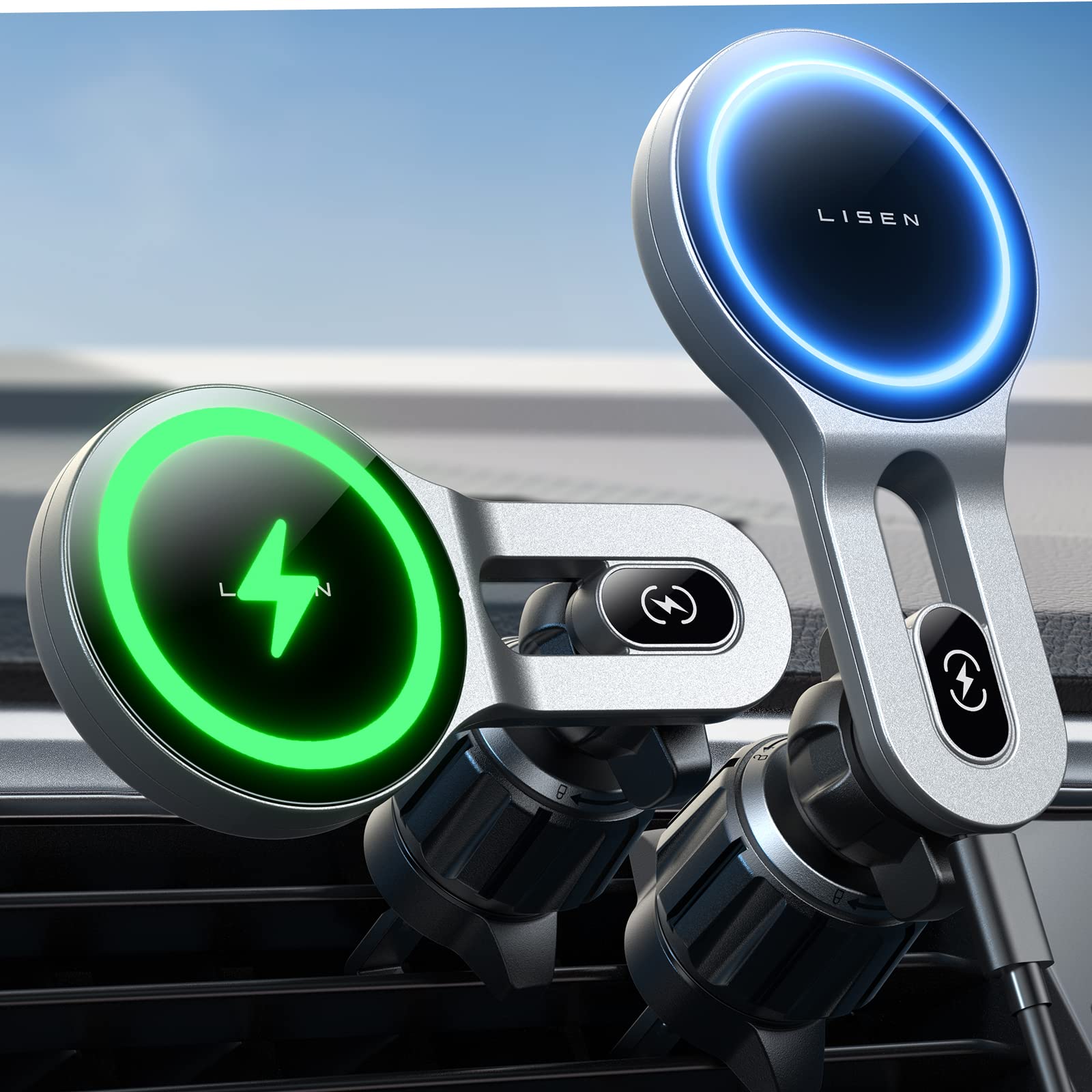 Cargador De Coche Lisen Magsafe Wireless Magsafe De 15 W Para Iphone 15 Pro Max - Venta Internacional. $633