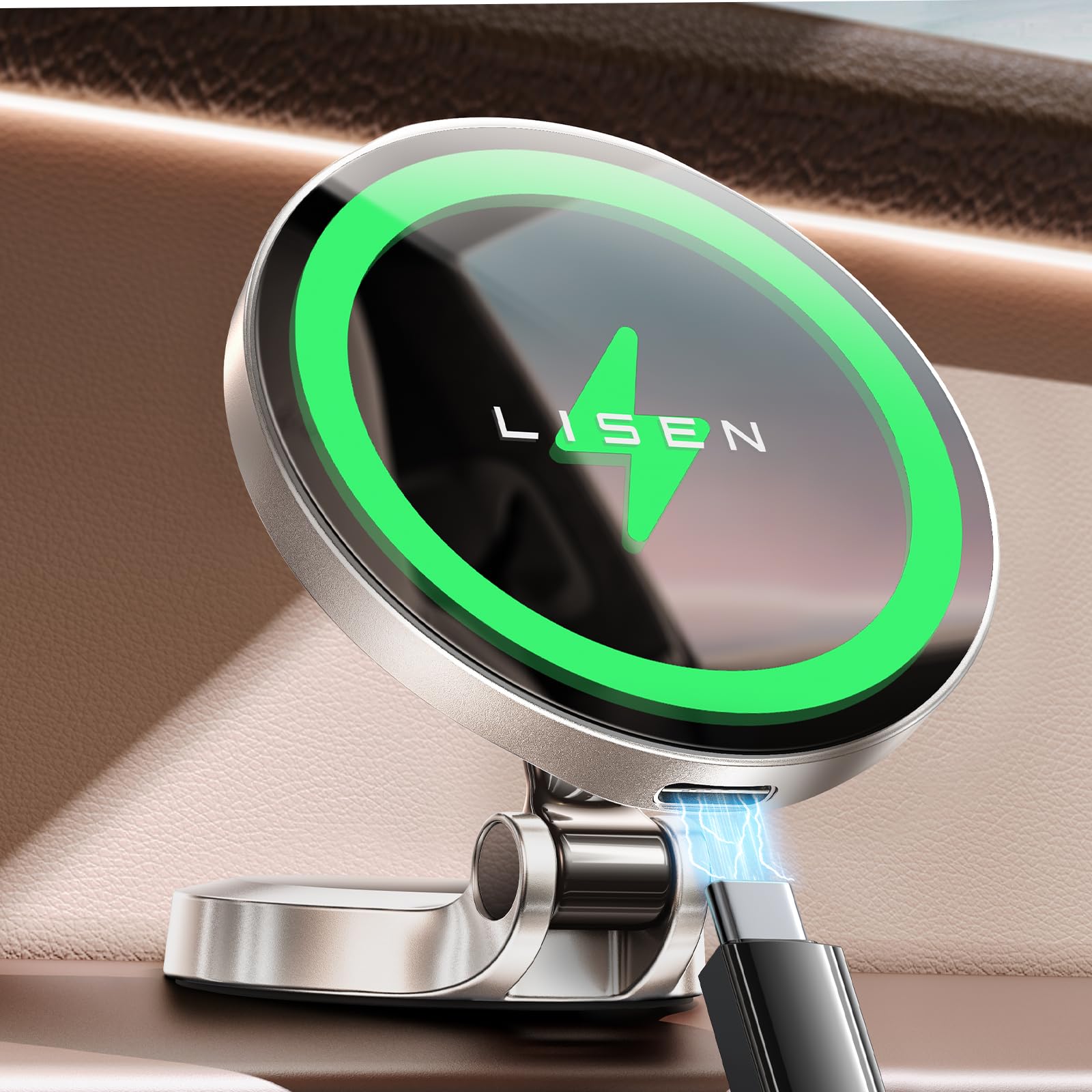Cargador De Coche Inalámbrico De 15 W Para Iphone Con Magsafe - Venta Internacional. $1,123