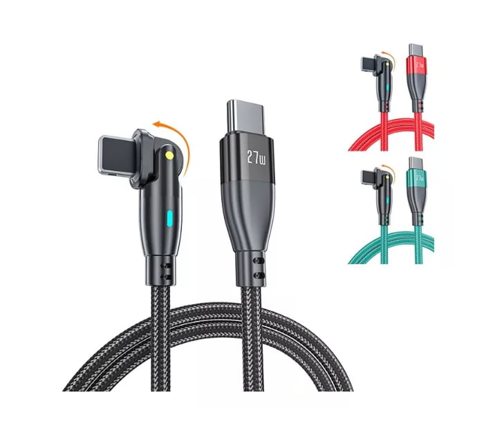 Cable De Carga Rápida Tipo C Para Iphone 11 12 13 14 Ipad 2m $286