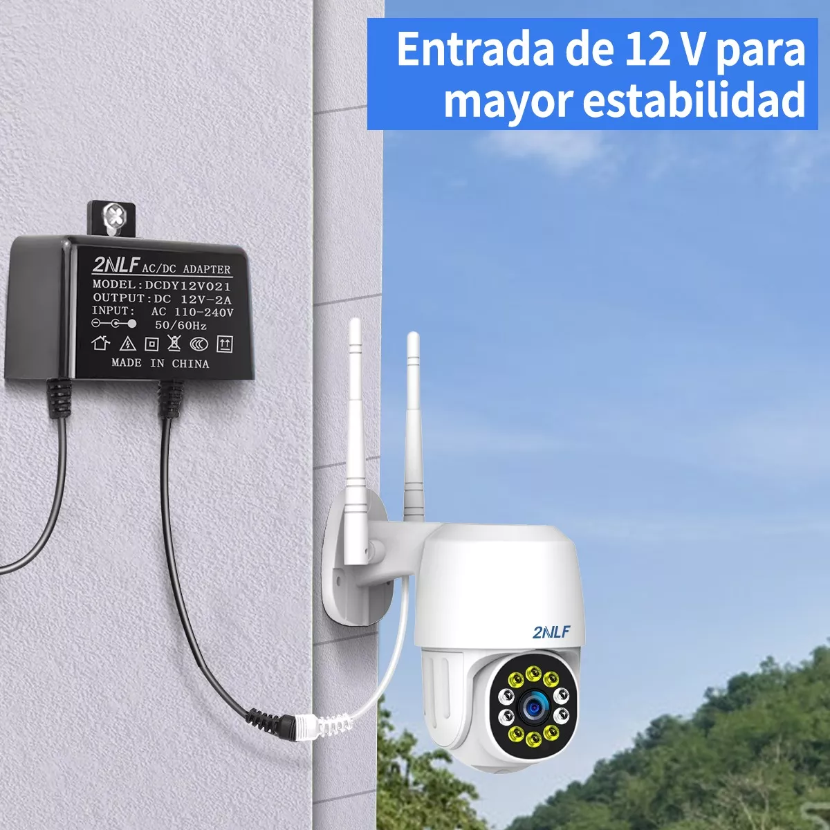 Foto 3 pulgar | Adaptador 12v 2a 3m Para Cámaras De Seguridad Eo Safe Imports  Esi-15740  Negro