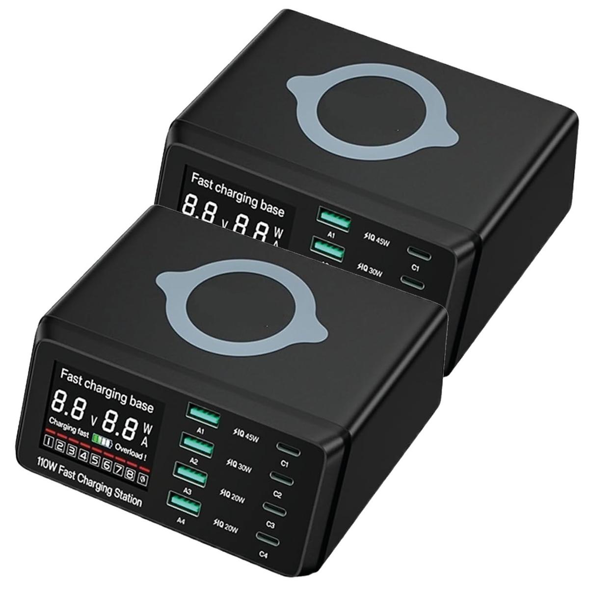 Multi Puertos Hotshot Mxlhg-002 2 Piezas Negro $3,461