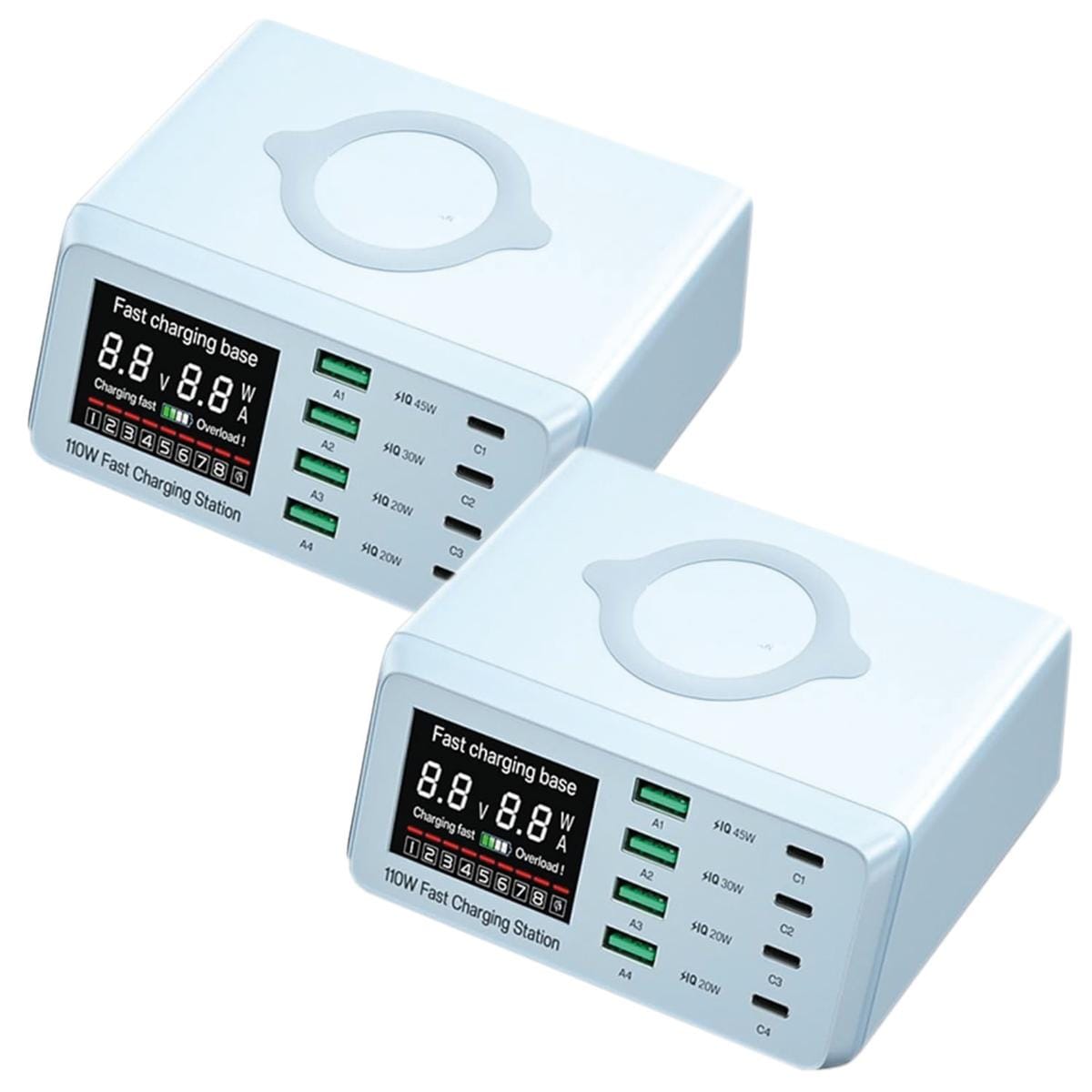 Adaptador Universal Hotshot Mxuue-002 2 Piezas Azul $3,742