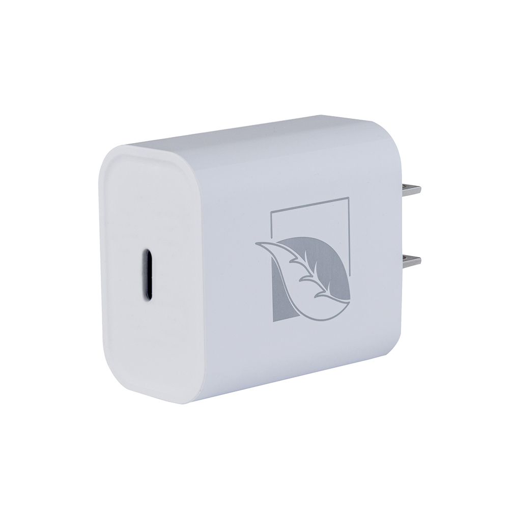 Foto 3 pulgar | Cargador De Pared Green Leaf 20 W Ip-6009wh