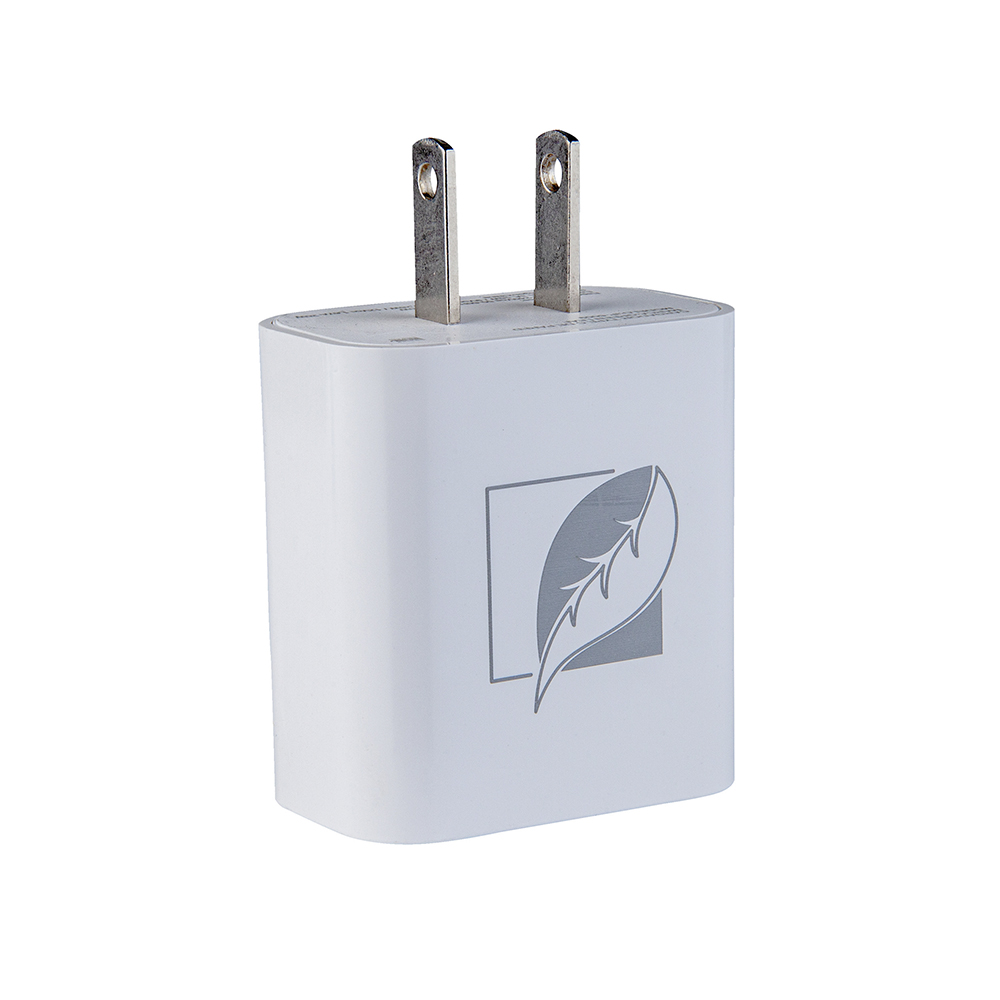 Foto 2 pulgar | Cargador De Pared Green Leaf Ip-6008wh Con Dos Puertos Usb