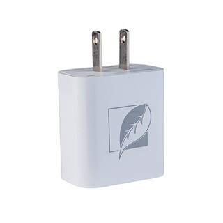 Foto 1 | Cargador De Pared Green Leaf Ip-6008wh Con Dos Puertos Usb