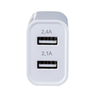 Foto 3 | Cargador De Pared Green Leaf Ip-6008wh Con Dos Puertos Usb