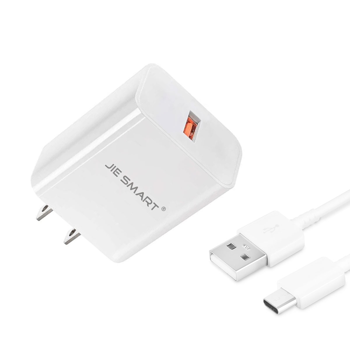 Foto 3 | Jie Smart Cargador Rapido Qc3.0 Color Blanco Led