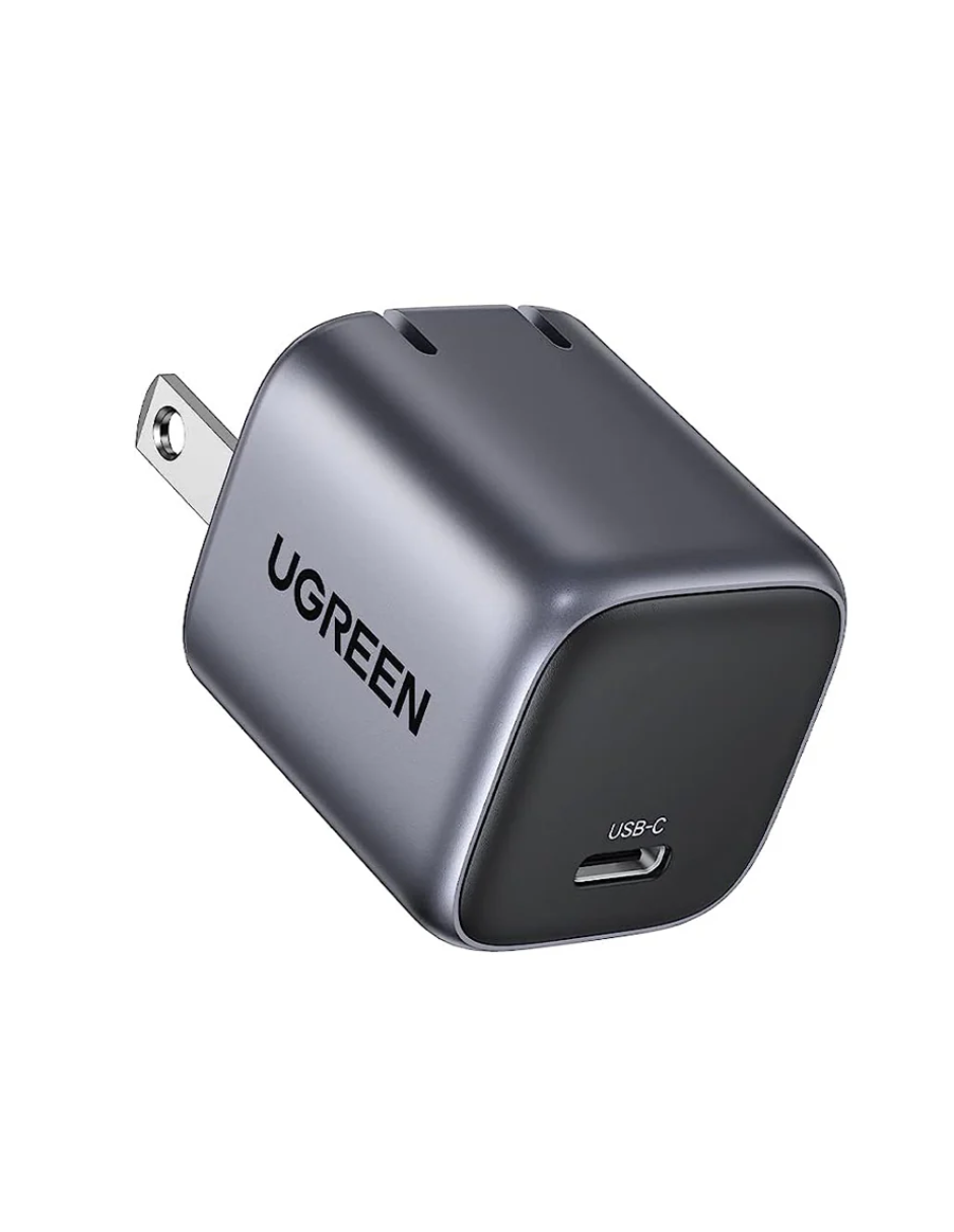 Foto 3 pulgar | Cargador Ugreen Nexode Usb C 30w Gan Con Cable Usb-c 1m Gris