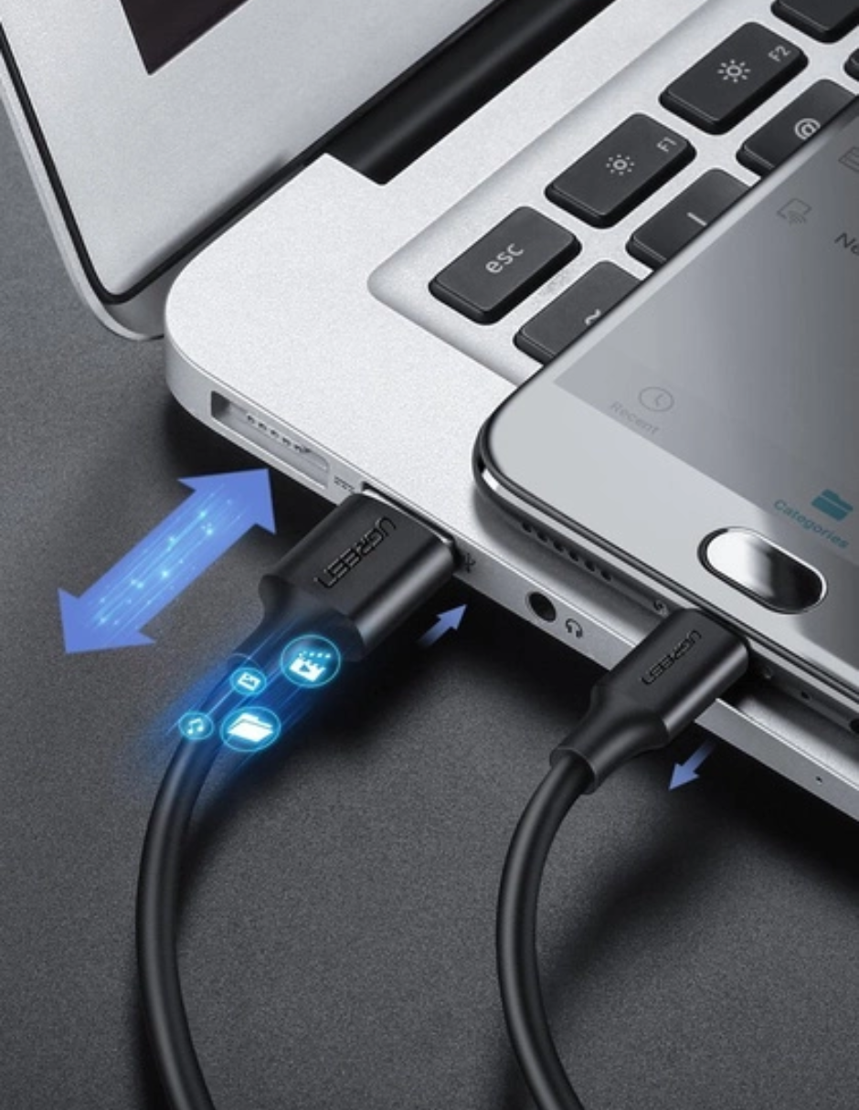 Foto 6 pulgar | Cable Usb A A Micro Usb Ugreen 480 Mbps De 1 M Color Negro