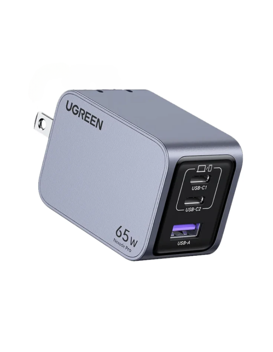 Foto 2 pulgar | Cargador Ugreen Nexode Pro 2 Usb-c, 1 Usb-a 65w De Carga Rápida