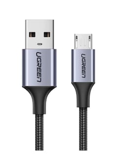 Foto 1 | Cable Usb A A Micro Usb Ugreen 480 Mbps Reforzado De 1 M Color Negro