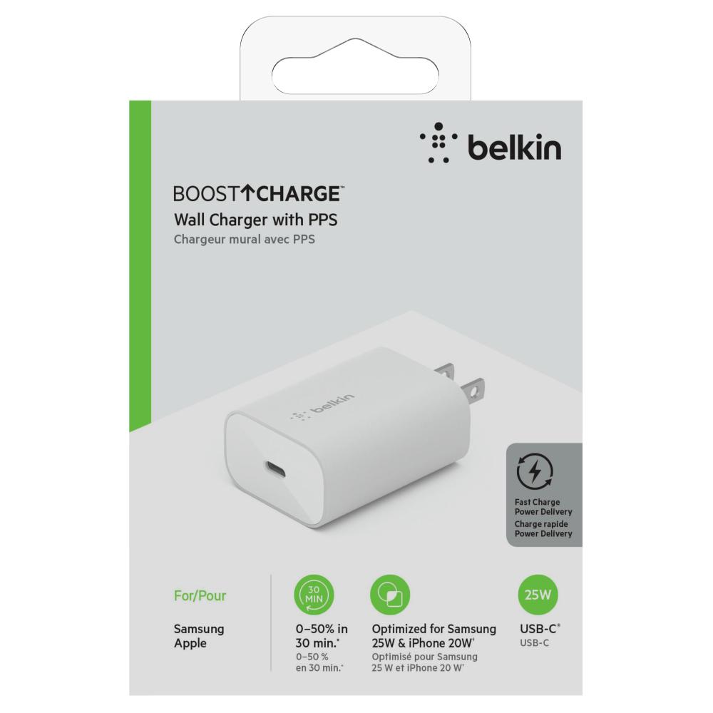 Foto 7 pulgar | Cargador De Pared Belkin Usb-c 25w