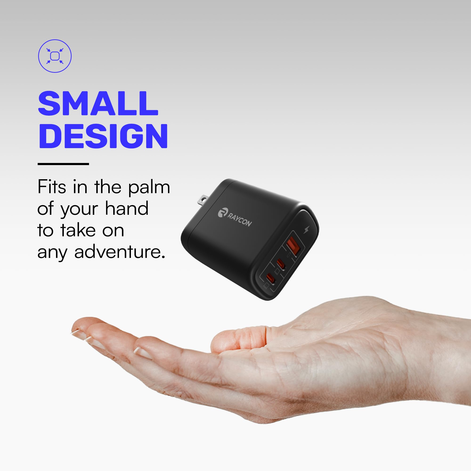 Foto 8 pulgar | Cargador USB-C Raycon Magic de 65 W para MacBook Pro/Air y iPad Pro - Venta Internacional