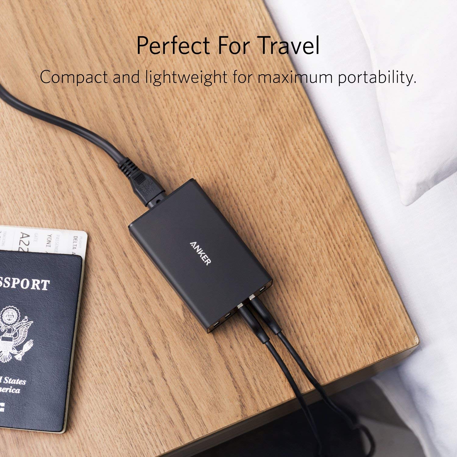 Foto 5 pulgar | Cargador Usb Anker Powerport 5 40 W 5 Puertos - Venta Internacional