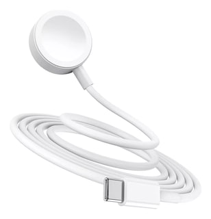 Foto 1 | Cargador Para Apple Watch Magnético Cable Usb C Carga Iwatch Color Blanco