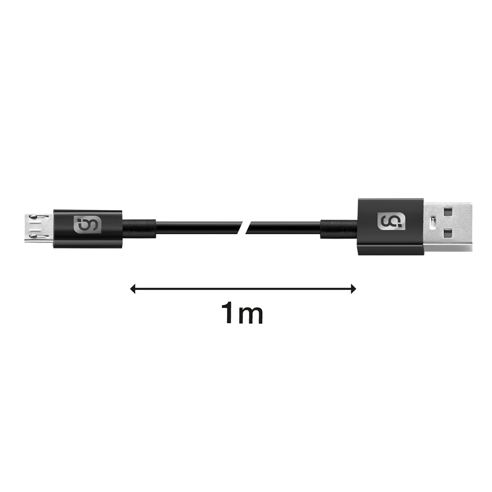 Foto 5 pulgar | Cable Micro Usb V8 1m Negro Mitzu 18-1021bk