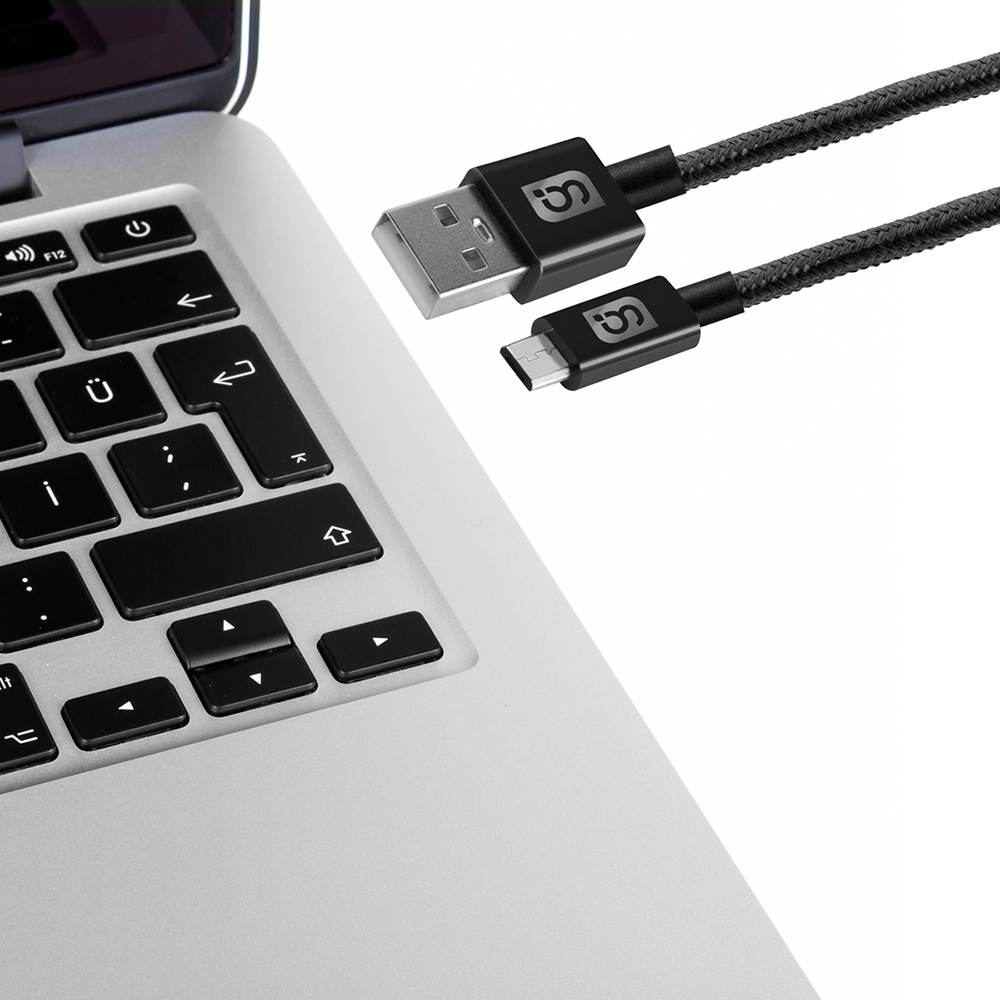 Foto 6 pulgar | Cable Micro Usb V8 1m Negro Mitzu 18-1021bk