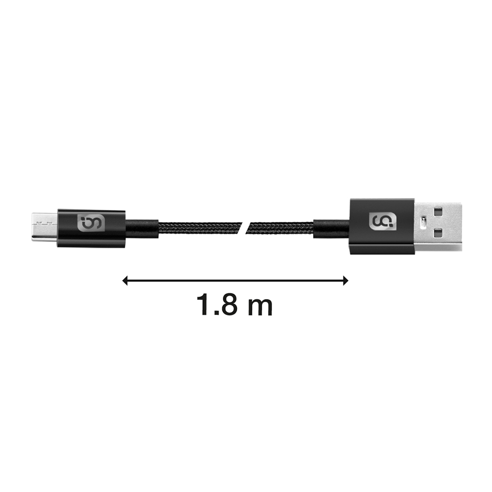 Foto 5 pulgar | Cable Usb Tipo C 1.8m Green Leaf 18-2018bk Carga