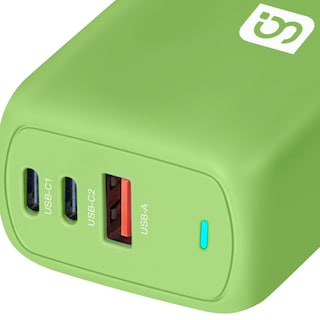Foto 4 | Cargador Green Leaf Ip-6267gr 1 Usb 2 Tipo C Ultra Rápido