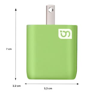 Foto 5 | Cargador Green Leaf Ip-6267gr 1 Usb 2 Tipo C Ultra Rápido
