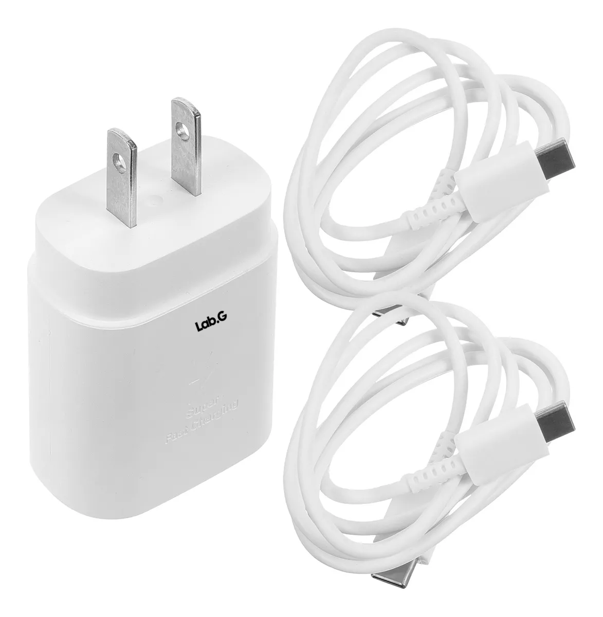 Foto 2 pulgar | Cargador Rápido Tipo C De 25w Para Samsung Galaxy Con Cable Blanco