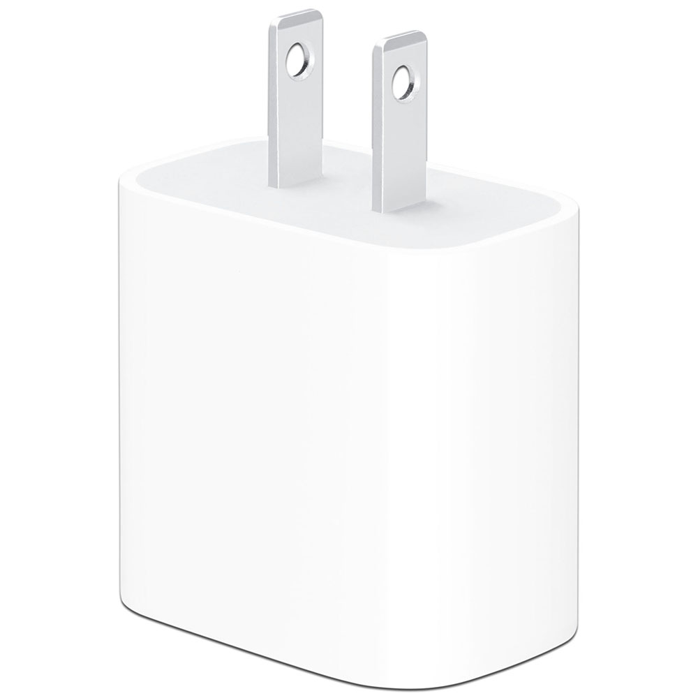 Cargador De Pared Apple Mwvv3am/a De 20w, Usb Tipo C, Color Blanco.