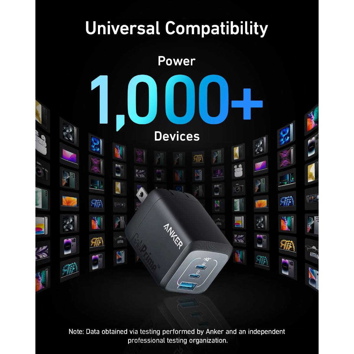 Foto 7 pulgar | Cargador Anker 67w Pared 3 Puertos (2 Usb-c / 1 Usb-a) Prime