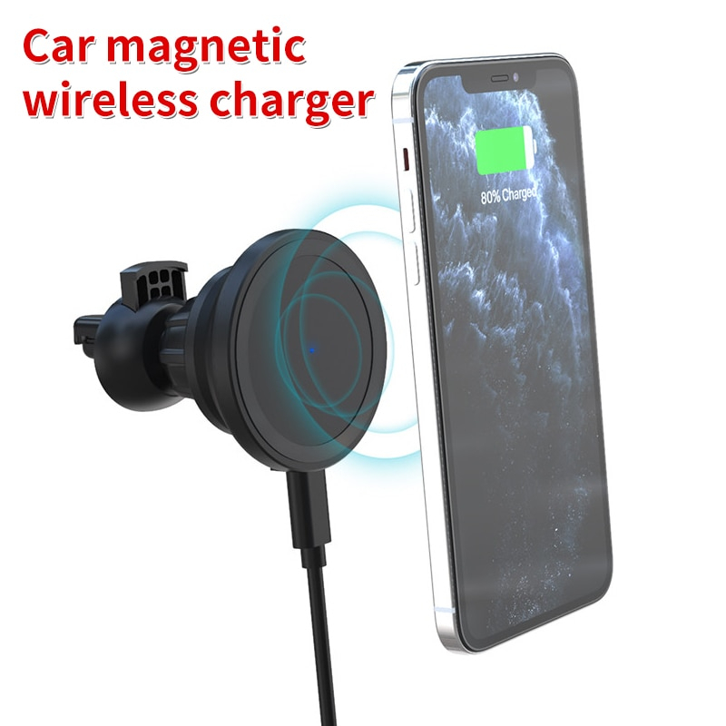 Foto 2 pulgar | Cargador De Coche Inalámbrico Aicnly Fast Charger Para Iphone 12 Serie - Venta Internacional.