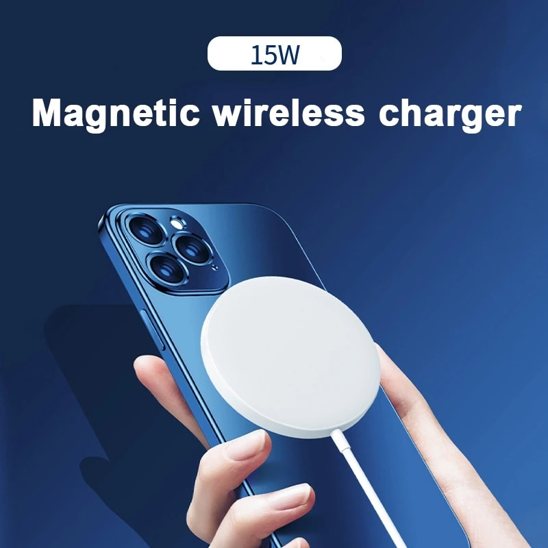 Foto 2 pulgar | Cargador Inalámbrico Magnético Para Iphone 12 Pro Max 12 - Venta Internacional.