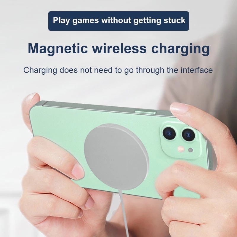 Foto 3 pulgar | Cargador Inalámbrico Magnético Para Iphone 12 Pro Max 12 - Venta Internacional.