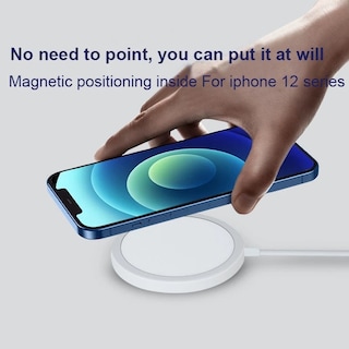 Foto 3 | Cargador Inalámbrico Magnético Para Iphone 12 Pro Max 12 - Venta Internacional.