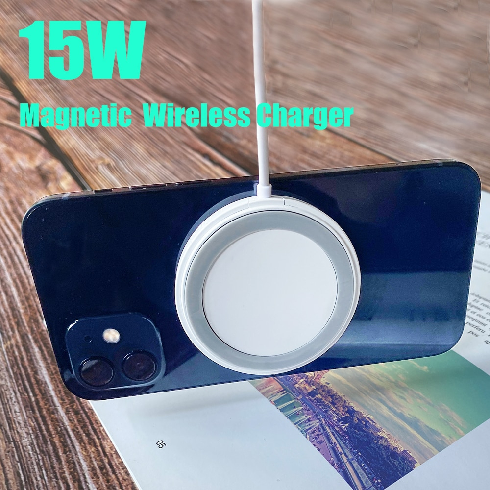 Foto 1 | Cargador Inalámbrico Magsafe Magsafe Magnetic De 15 W Para La Serie Iphone 12 - Venta Internacional.