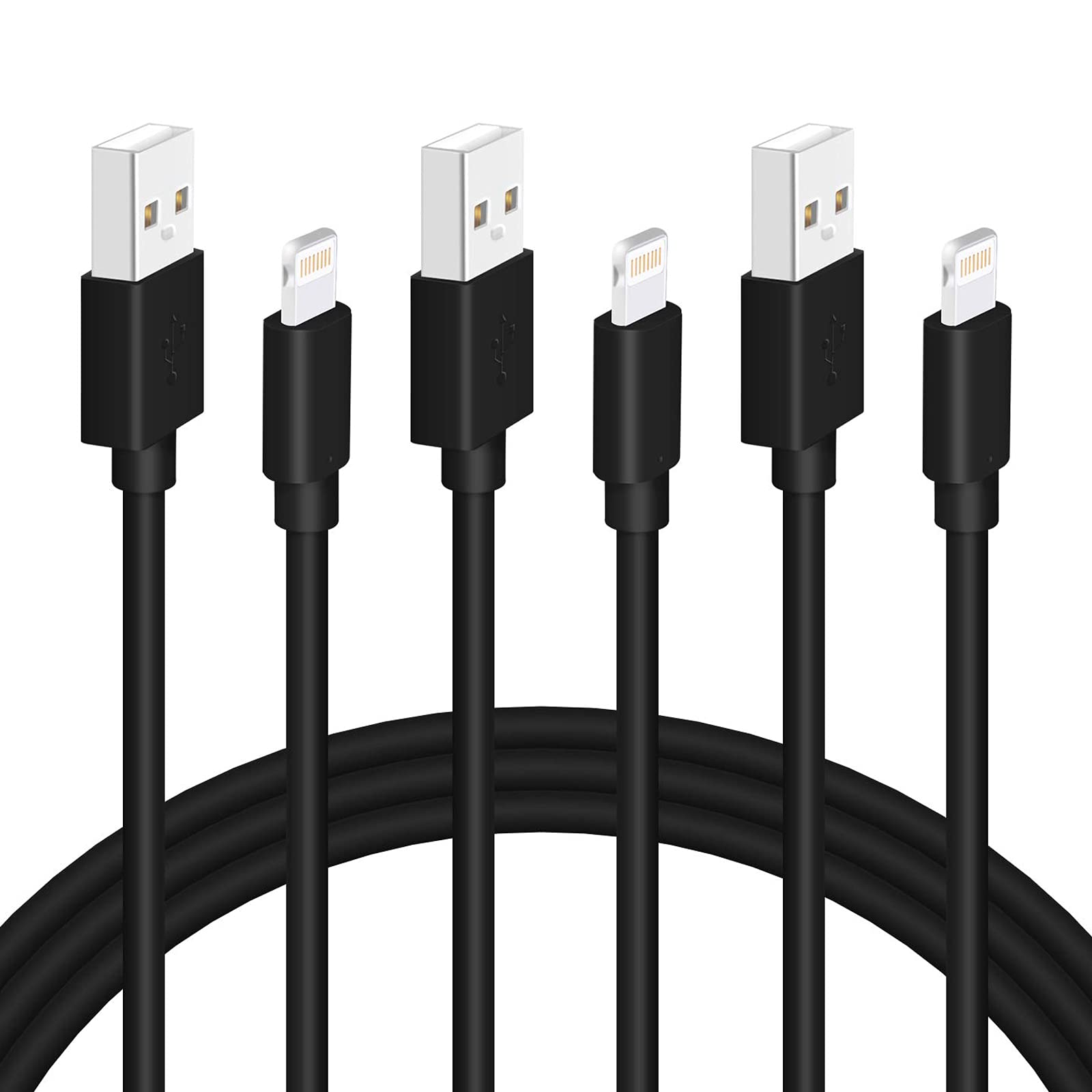 Foto 2 pulgar | Cable De Carga Marchpower, Paquete De 3 Unidades, 6 Pies, Certificado Mfi Para Iphone - Venta Internacional.