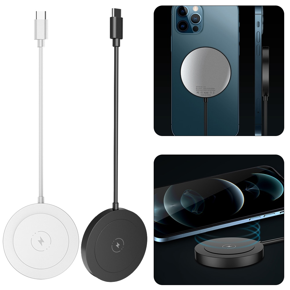 Foto 2 pulgar | Cargador Inalámbrico De Carga Rápida Magnética Para Iphone 12 - Venta Internacional.